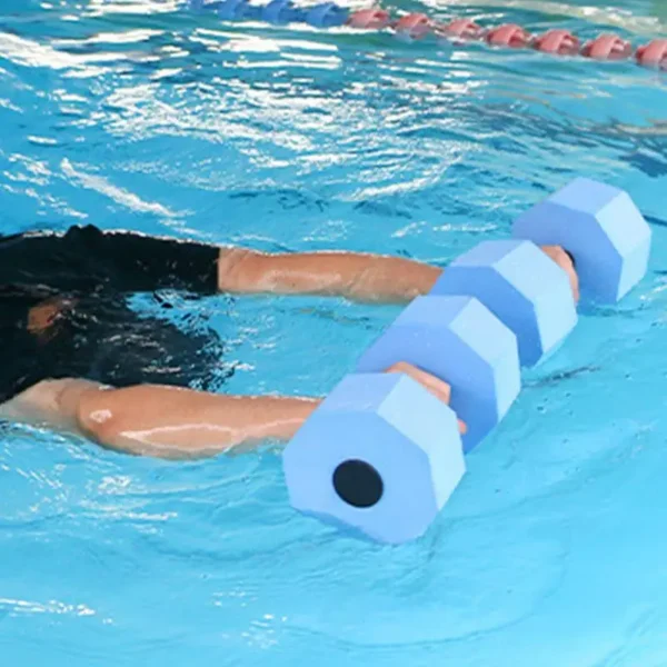 Pool Weights 1 Pair Water Weights Pool Exercise Dumbbells High-Density Exercise Barbells With Handle Strip Aerobics Equipment - Image 3