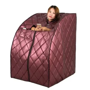 Portable Infrared Sauna for Weight Loss and Detox Therapy with Negative Ion and Foot Heating Plate