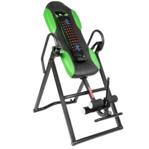Gym Equipment Adjustable Folding Gravity Chair Handstand Machine Back Pain Inversion Table With Heating & Vibration Massager