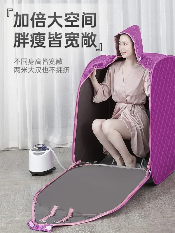Sweat steaming household single-person full-body sweat bath box home-style sauna room steam bag fumigation machine