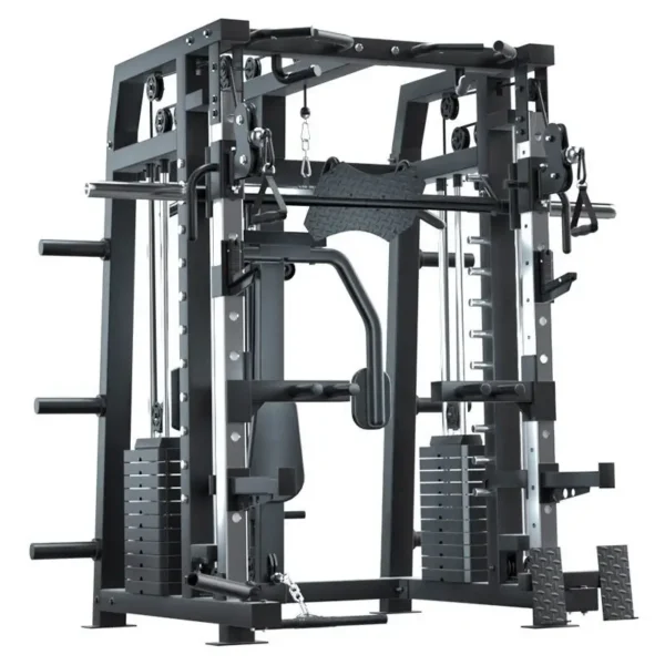 TOPTONS Home Gym Power Squat Rack Multifunctional Power Cage Multi-functional Smith Machine Indoor Fitness Equipment - Image 2
