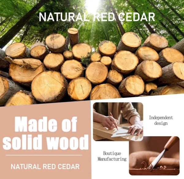 2 Year Warranty Home Red Cedar Sauna Room Far Infrared Carbon Plate Heating Perspiration Therapy Sweat Room Portable 1-2 person - Image 3
