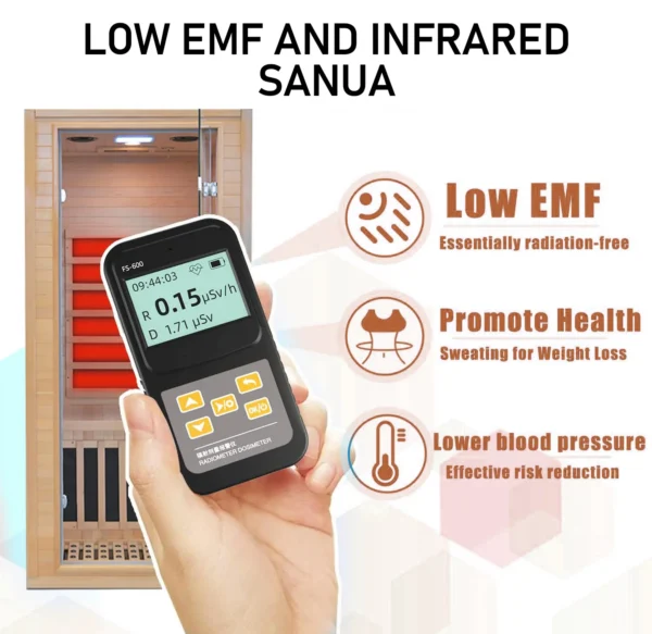 2 Year Warranty Home Red Cedar Sauna Room Far Infrared Carbon Plate Heating Perspiration Therapy Sweat Room Portable 1-2 person - Image 2