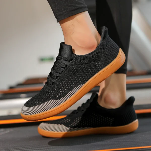 Minimalist Barefoot Shoes Non Slip Wide Toe Cross Trainer Breathable Walking Sneakers Slip On Running Shoes for Hiking Climbing - Image 4