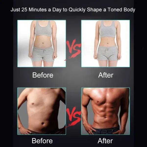 Electric EMS Muscle Stimulator Wireless Buttocks Trainer Abdominal ABS Stimulator Fitness Body Slimming Massager Sculpt Machine - Image 2