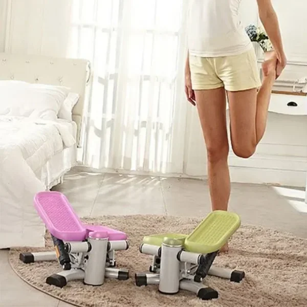 Small fitness equipment left and right swing pedal machine twist stepper silent female slim leg home exercise portable exercise - Image 2