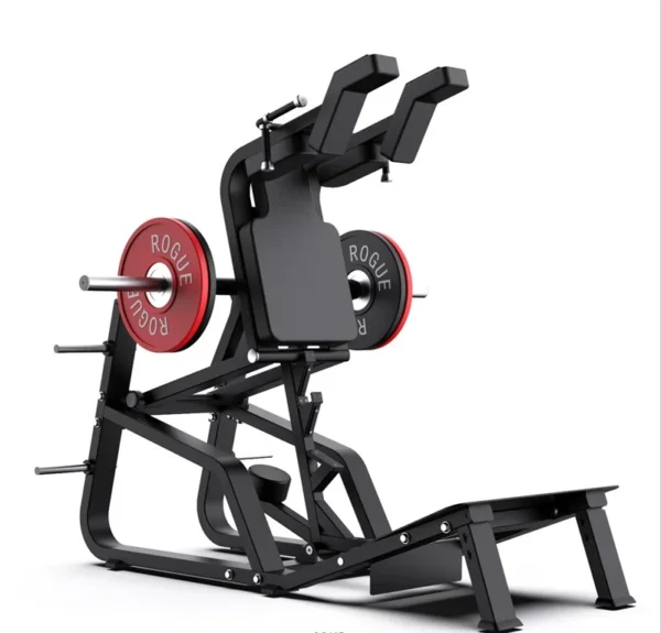Commercial V-shaped Hip and Leg Extension Glute Bridge Machine 45 Degree Leg Press Hack Squat Machine Plate Loaded Trainer - Image 4