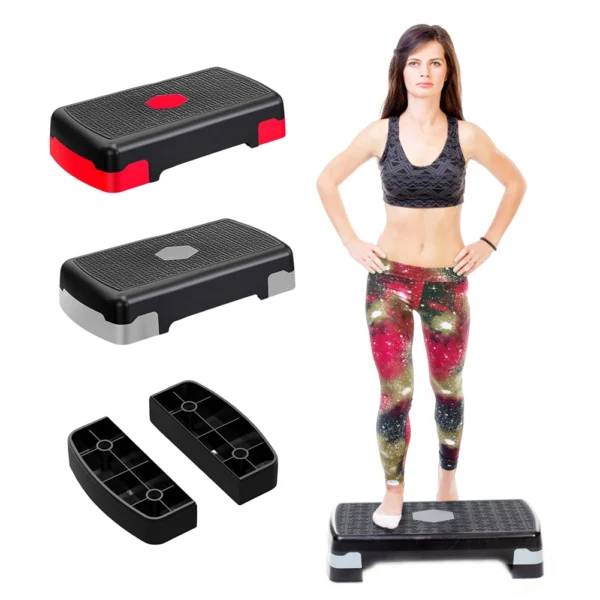 Aerobic Fitness Stepper Mini Cardio Pedal Exerciser Adjustable Non-slip 200KG Load-bearing Portable Fitness Equipment - Image 2