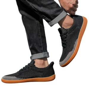 Minimalist Barefoot Shoes Hands Free Wide Toe Cross Trainer Casual Mesh Sneakers Lightweight Trekking Shoes for Hiking Climbing