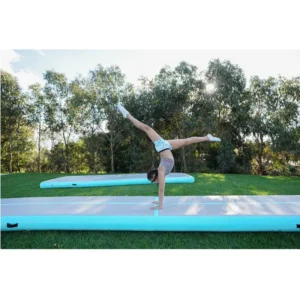 Custom Logo Hot Selling Inflatable Air Track With Electric Pump Gymnastics Tumbling Air Mat Indoor Outdoor Yoga Training Floor