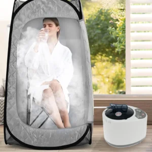 1000W Stainless Steel Sauna Steamer Pot Machine 3L Portable Sauna Steam Generator for Shower Cabin Spa Tent Body Therapy