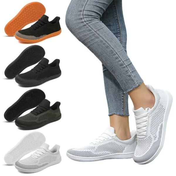 Minimalist Barefoot Shoes Hands Free Wide Toe Cross Trainer Casual Mesh Sneakers Lightweight Trekking Shoes for Hiking Climbing - Image 2