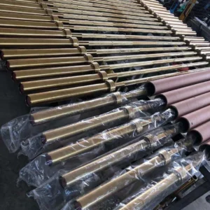 Professional Gym Steel Barbell Bar for Strength Training Golden Barbell Bar Training Barbells Weightlifting Barbell Bar