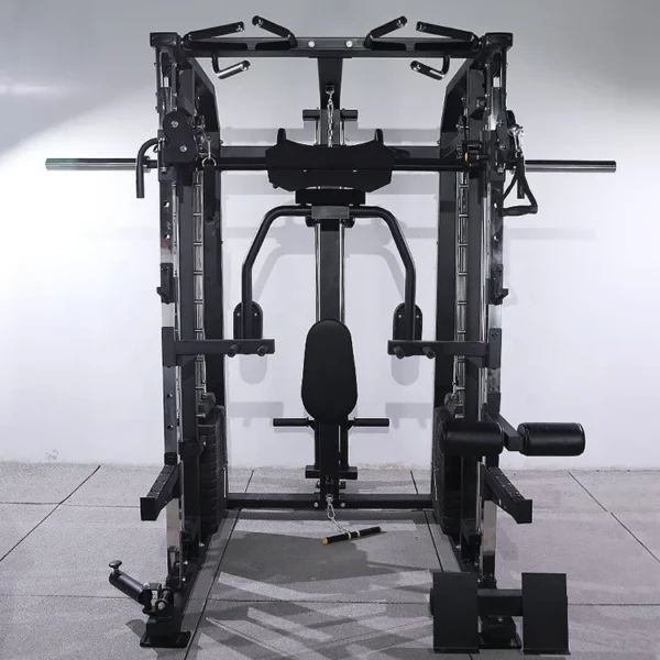 TOPTONS Home Gym Power Squat Rack Multifunctional Power Cage Multi-functional Smith Machine Indoor Fitness Equipment - Image 6