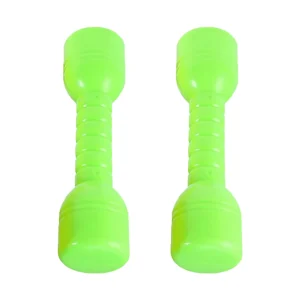 2pcs Plastic Dumbbells Sports ABS Material Ergonomic Handle Fitness Exercise Barbells Kindergarten Toys