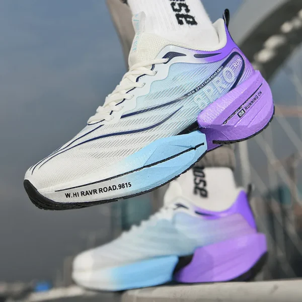Men's Sports Shoes Racing Carbon Plate Marathon Sneakers Light Comfortable Athletic Running Shoes Tennis Cross Training Shoes - Image 5