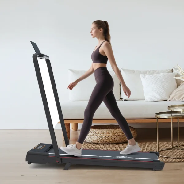 Hot Selling Silent Running Machine Electric Folding Treadmill with LED Display Easy-to-Operate Walking Pad for Home Gym Use - Image 3