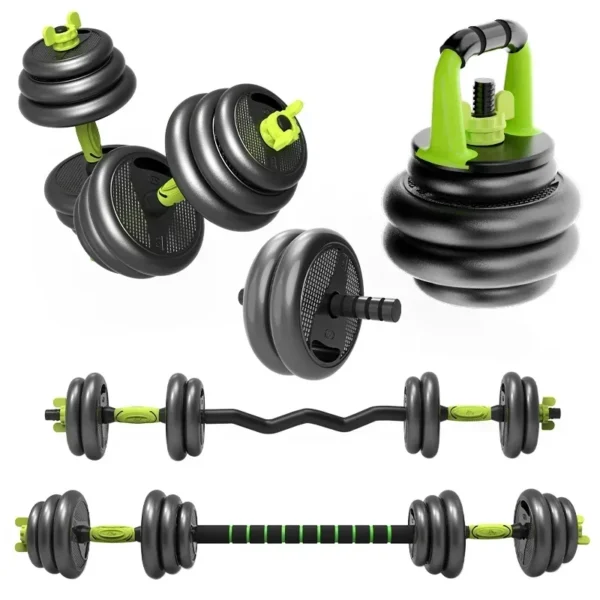 Multifunction free weight fitness cement dumbbell 40kg weight set adjustable barbel kettlebell dumbbell set - Image 2