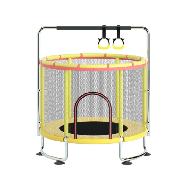 Trampoline for Children Exercise Trampoline with Protective Net Equipped Indoor Sports Entertainment Support 300 KG - Image 5