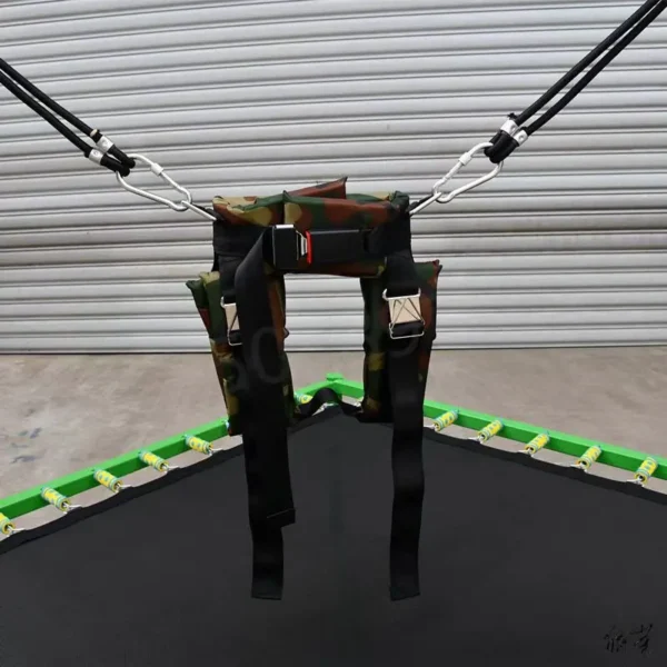 Single Seat Mini Bungee Jumping Trampoline Electric Indoor Amusement Equipment for Kids Carnival Ride on Sale - Image 3