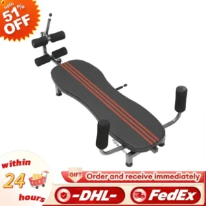 Back Stretch Decompression Bench,Inversion Table Workout Steel Traction Device for Home Workout-Up To 330 Lbs Weight Capacity