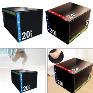 Jump Box 3 in 1 Versatile Plyometric Jump Box Step up Box for Jumping Dips