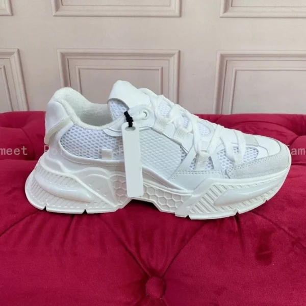 New Women Lace Up Flats Top Quality Casual Shoes Cross Tied Men Sneakers Mixed Panel Breathable Sport Shoes Unisex Walking - Image 5