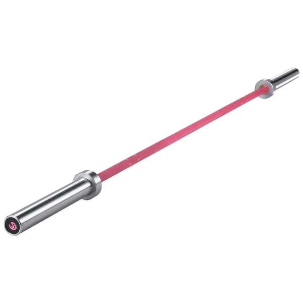 Gym Equipment 2.01m Weightlifting Barra Gym Barbell Weight Women Olimpi Bar pink 15kg Weight Lifting Barbells Bar for Sale - Image 6
