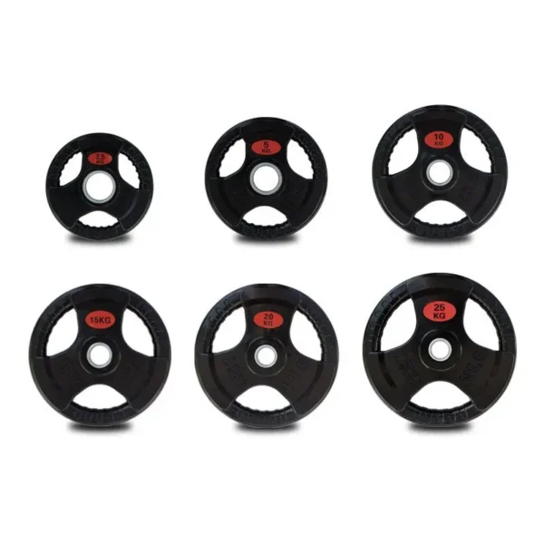 Three Hole Sheet 2.5kg 5kg 10kg 15kg 20kg 25kg Weight Plates Discs Bumper Weight Barbell Plates - Image 3
