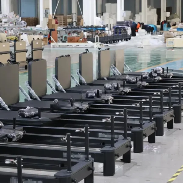 Aluminium Alloy Foldable Pilates Reformer Convenient Storage Reformer Commerical Home Foldable Reformer Pilates Machine - Image 5