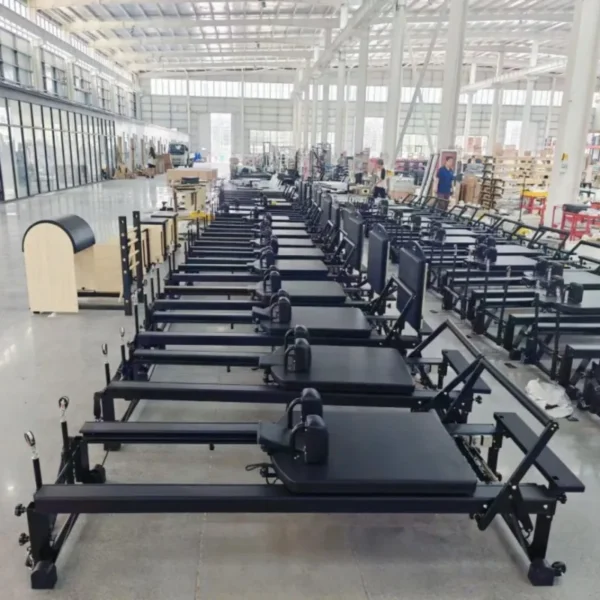 Home Classical Balanced Springs Yoga Pilates Reformer Machine Professional Aluminum Reformer Pilates Machine - Image 5