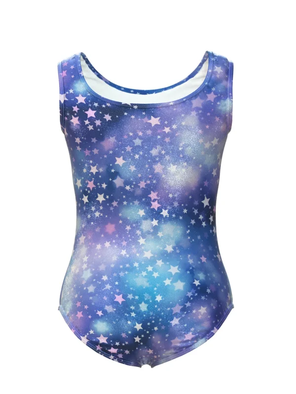 Girls Gymnastics Ballet Leotards Toddler Colorful SleevelessTank Leotard Kids Dancewear Activewear Random color - Image 5