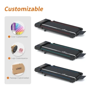 Hot Selling Silent Running Machine Electric Folding Treadmill with LED Display Easy-to-Operate Walking Pad for Home Gym Use