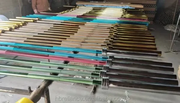 Gym Equipment 2.2m Weightlifting Barra Olimpica Gym Barbell Weight Bar 20kg Alloy Steel Weight Lifting Barbells Bar for Sale - Image 3