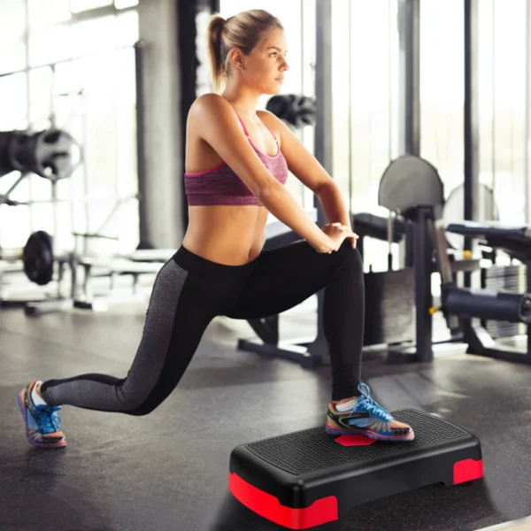Aerobic Fitness Stepper Mini Cardio Pedal Exerciser Adjustable Non-slip Stable 200KG Load-bearing Home Fitness Equipment