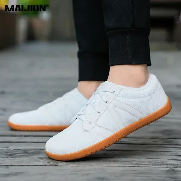Men's Minimalist Barefoot Sneakers Wide Fit Zero Drop Sole Optimal Relaxation Men's Cross Trainer Barefoot Shoes Wide Toe Box - Image 5