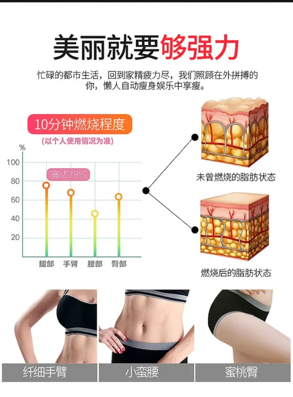 Whole Body Workout Massager Machine Slim Exercise Fitness Equipment Vibration Platform Plate - Image 3