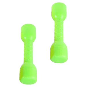 Plastic Dumbbells Green ABS Kids Fitness Gym Kindergarten Toys Exercise Dumbbells Gifts Small Children Plastic Barbells Barbells