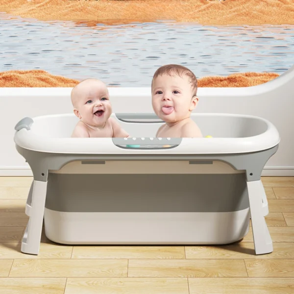 Children's Bathtub Folding Ice Bath Simple Bathroom Tubs Mobile Swimming Pool Useful Things Home Tina Plegable Portable Newborn