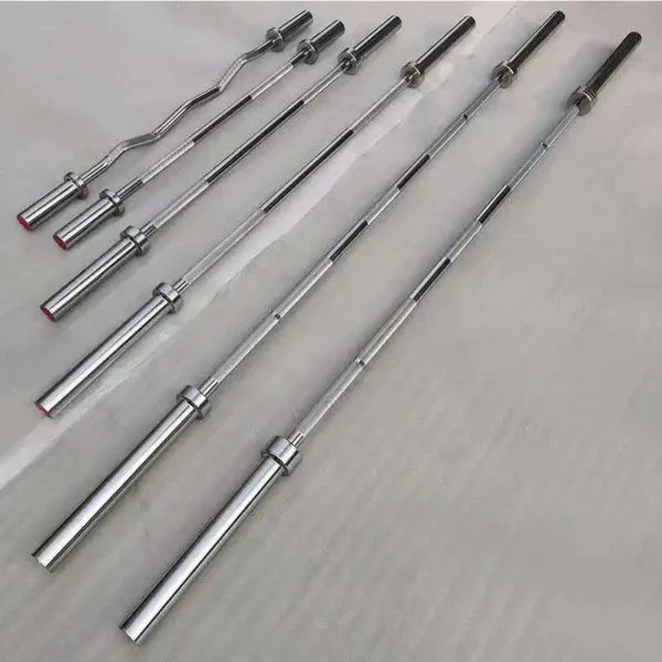Professional 2inch Hole Black Zinc Barbell 20kg Weight Lifting Bar Hard Chrome Barbells - Image 6