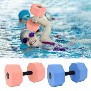 Pool Weights 1 Pair Water Weights Pool Exercise Dumbbells High-Density Exercise Barbells With Handle Strip Aerobics Equipment