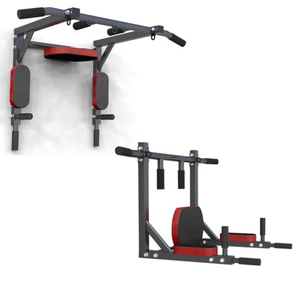 Portable Multifunctional Power Tower Indoor Home Horizontal Bar Parallel Bar Training Kit Steel Wall Pull Up Fitness - Image 4