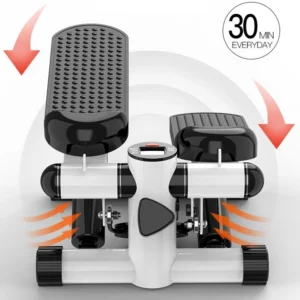 Mini Stepper Twist Stepper Machine Max 120kg Fitness Stepper LED Display Slimming Treadmill with Pull Rope Exercise Equipment