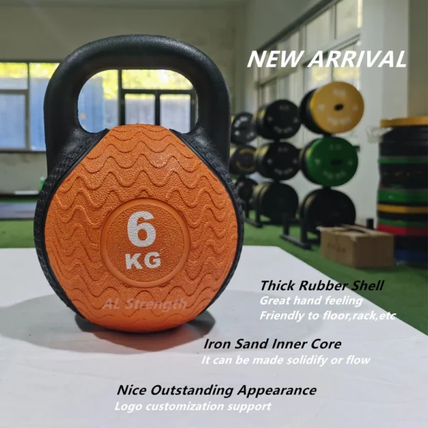 New Arrival Weightlifting Wholesale Fitness Weights Rubber Competition Kettlebells - Image 5