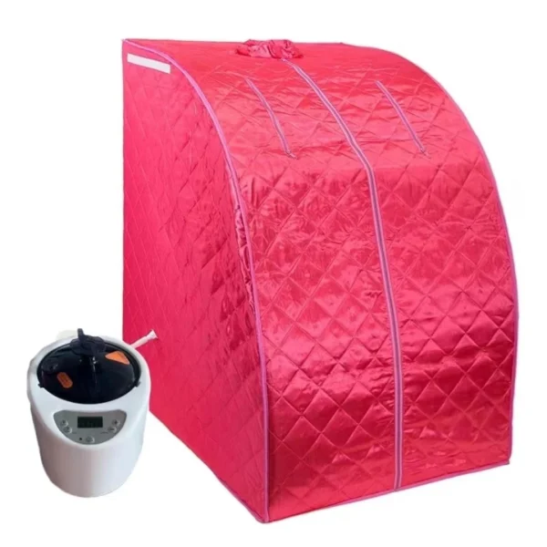 1000W Family Indoor Personal 1 Person Foldable Wet Steam SPA Slimming Remove Toxin Travel Portable Home Steam Sauna Room Tent - Image 2