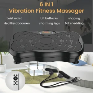 180 Levels Vibration Plate Exercise Machine Vibration Platform Machine Whole Body Workout Fitness Home Training Ultra Quiet