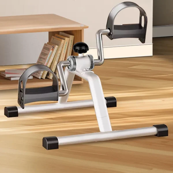 Portable Pedal Exerciser Mini Exercise Bike Under Desk Bike Pedal Exerciser Mini Bicycle Trainer for Indoor Leg Rehabilitation - Image 2