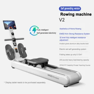 V2 Intelligent Rowing Machine Home Fitness Magnetron Indoor Fitness Equipment Foldable Magnetic Resistance Fitness Machine