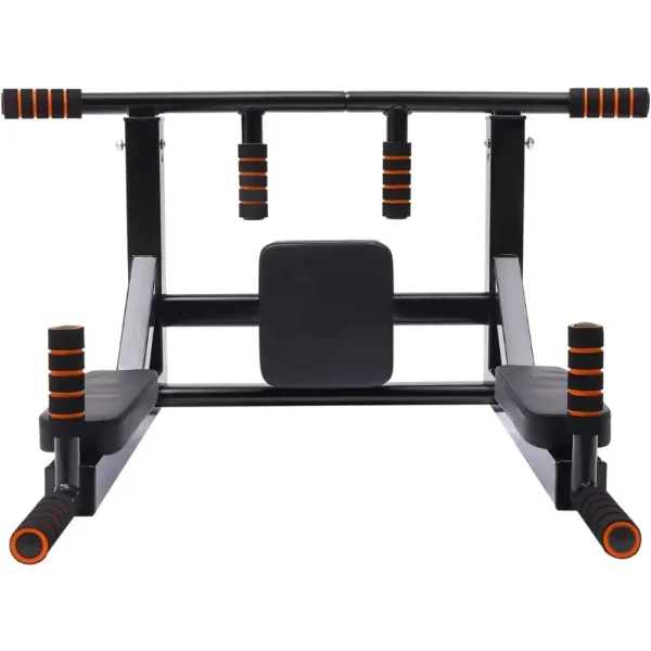 Multi-grip Wall Mount Pull-up Bar Dip Station Home Fitness Equipment Gym and Fitness Heavy - Image 2