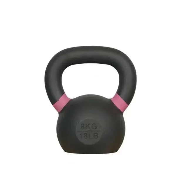 4kg 8kg 16kg 32kg Hot Sale High Quality Factory Fitness Wholesale Customize Color Cast Iron Competition Kettlebells - Image 4